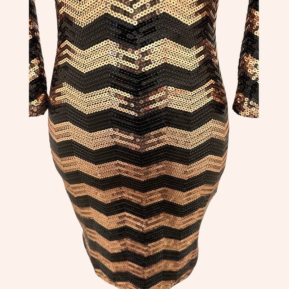 2B Bebe Sequin Mini Cocktail Dress - Picture 6 of 8